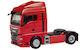 Model Cabina Camion Man Tgx Xxl 2 Axe Scara 1:64 Replica Metalică Roșie Welly