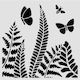 Thick Stencil Stamperia 18x18cm Daisy Art Butte...