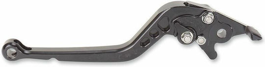 Powerstands Racing Μανέτα Φρένου Clickn Roll Αλουμινένια Ρυθμιζόμενη Μακριά 00-00559-22 Για Honda Cb 500 F Abs 13-19 Μαύρο