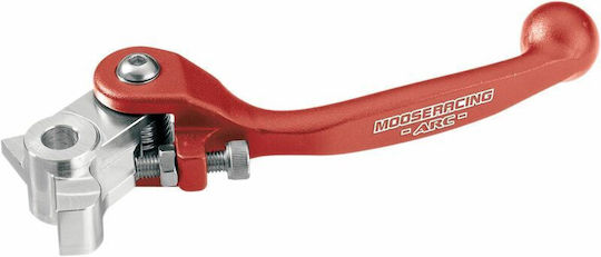 Moose Racing Μανέτα Φρένου Flex Αλουμινένια Ρυθμιζόμενη - Άσπαστη Σπαστή Ac-br-601-r Κόκκινο