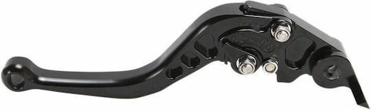 Powerstands Racing Μανέτα Φρένου Clickn Roll Αλουμινένια Ρυθμιζόμενη Κοντή 00-00507-22 Για Yamaha Yzf-r6 600 05-16 Μαύρο