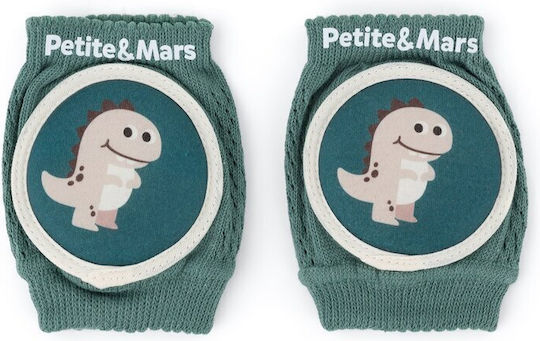 Petite & Mars Επιγονατίδα Μπουσουλήματος από Ύφασμα σε Πράσινο Χρώμα
