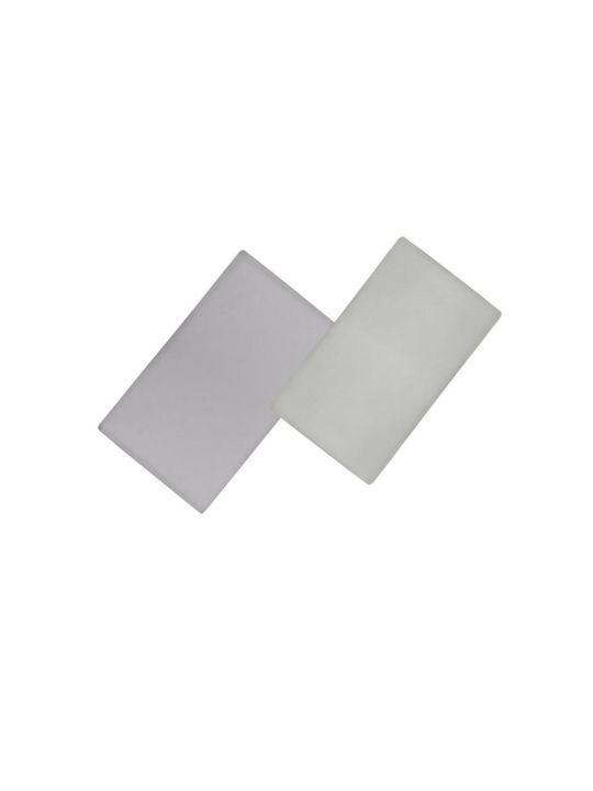 Lionelo Set Lenjerie De Pat Pentru Bebeluși Bumbac Alb 120x60cm