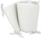 Qmini Crib Bumper Standard Inside Cream 30x180cm