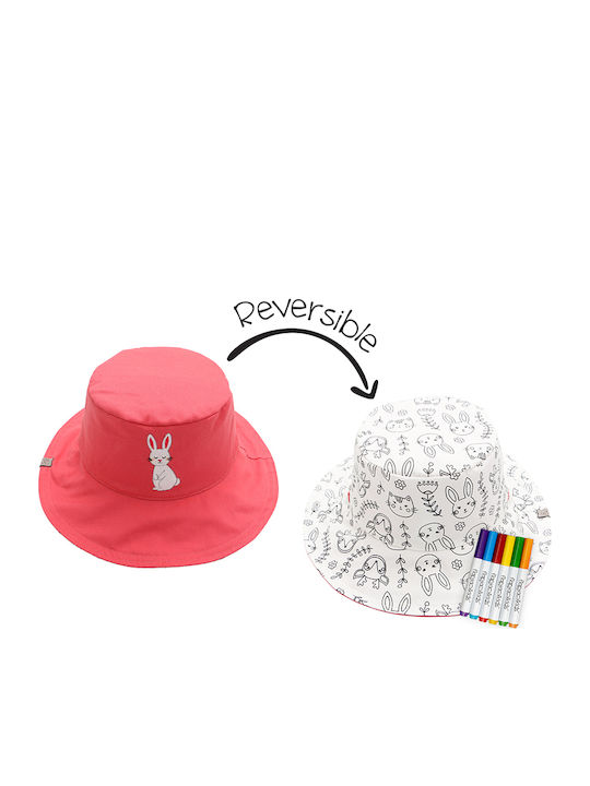 Flapjackkids Kinderhut Eimer Stoff Rosa