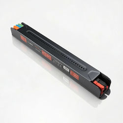 Kelvo Pulse Klv-107-0003 Ultra Slim Τροφοδοτικό Μετασχηματιστής Class I Pelv 100w 4.1a Ac 220-240v Dc 24v Ip20 Γκρι Ανθρακί Ματ Μ23 X Π2.6 X Υ2.4cm 5 Χρόνια Εγγύηση