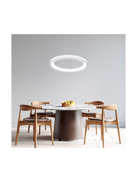 Led Ceiling Pendant Light Alexa-p Φ50cm 55watt Cct White Viv005255