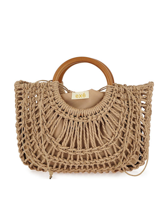 Straw Women's Brown Handbag