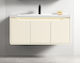 Martin Πάγκος με Νιπτήρα Μ90xΒ49xΥ45cm Soft Lemon