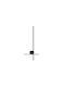 Eurolamp Wall Lamp Metal Left LED 12w 840lm 3000k 600x260x60mm Black Arte Illumina Clio-144-58029