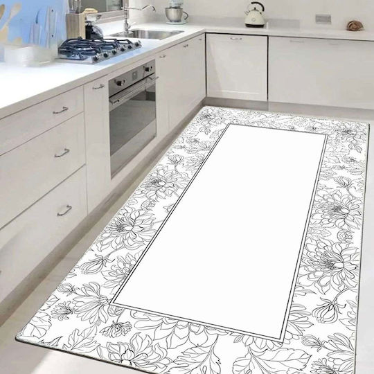Conceptum Hypnose Orplaua 287 Χαλάκι Κουζίνας Διάδρομος White 80x200εκ.