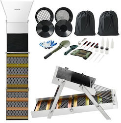 Vevor Kit Pentru Spălare Aur Highbanker 1270 Mm 3-in-1 High Banker Pliabil Cutie Sluice Aur 26 Piese Echipament Portabil Pentru Minerit Kit Prospectare Tăvi Pentru Aur Sită Clasificatoare Magnet Rucsac Accesorii Vevor Kit Pentru Spălare Aur Highbanker 1270 Mm 3-in-1 High Banker Pliabil Cutie Sluice Aur 26 Piese Echipament Portabil Pentru Minerit Kit Prospectare Tăvi Pentru Aur Sită Clasificatoare Magnet Rucsac Accesorii