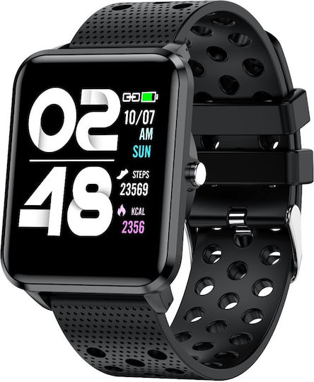 Bemi KIX-M Smartwatch with Heart Rate Monitor Black