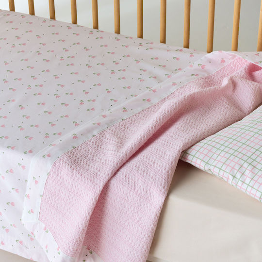 Summer Baby Nursery Swaddling Blanket Stylish Lirio Double-Sided Waffle Cotton Kentia 70x100 1 Piece