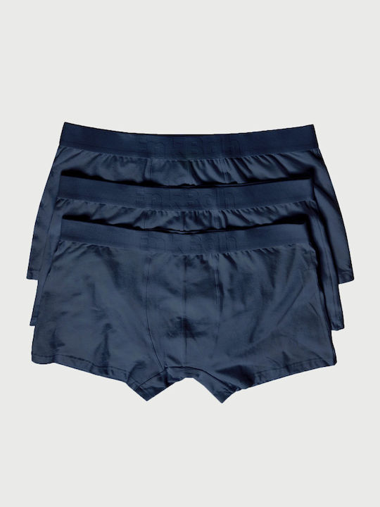 Funky Buddha Men's Boxers Blue 3Pack