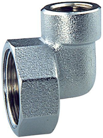 Unghi Colecător Cromat 1″ Femeie X 1/2″ Femeie
