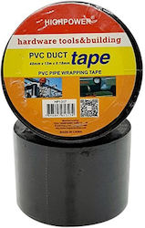 Highpower Μαύρη Ταινία Σωληνώσεων Pvc 48mm X 12m – Ανθεκτική