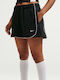 Damen-Terry-Shorts Schwarz