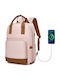 Miss Lulu Backpack Ροζ