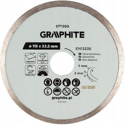 Graphite Δίσκος Κοπής Δομικών Υλικών 115mm Graphite Δίσκος Κοπής Δομικών Υλικών 115mm