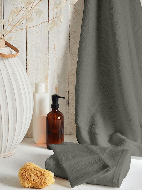 Nydel Paris Badetuch Körper 100x150cm Grau Gewicht 700gr/m²
