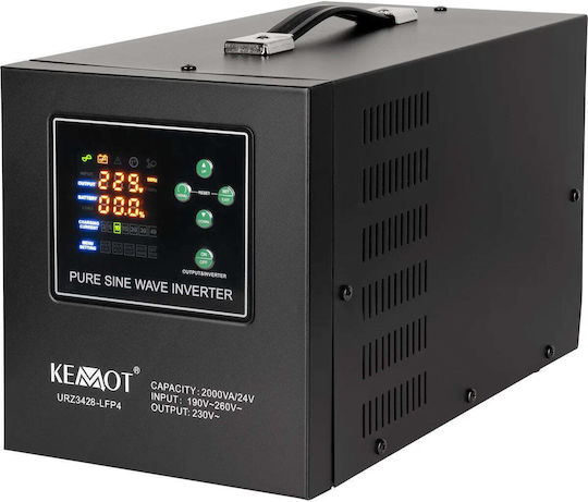 Kemot LCH-URZ3428-LFP4 UPS 2000VA 1400W с 2 Schuko Гнезда