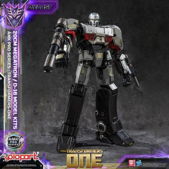 Transformers Generation One Amk Pro Series D-16/megatron Final Form Σετ Μοντελισμού 20cm