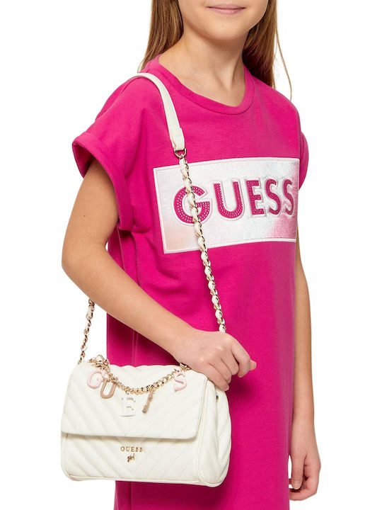 Guess Kids Shoulder Bag White