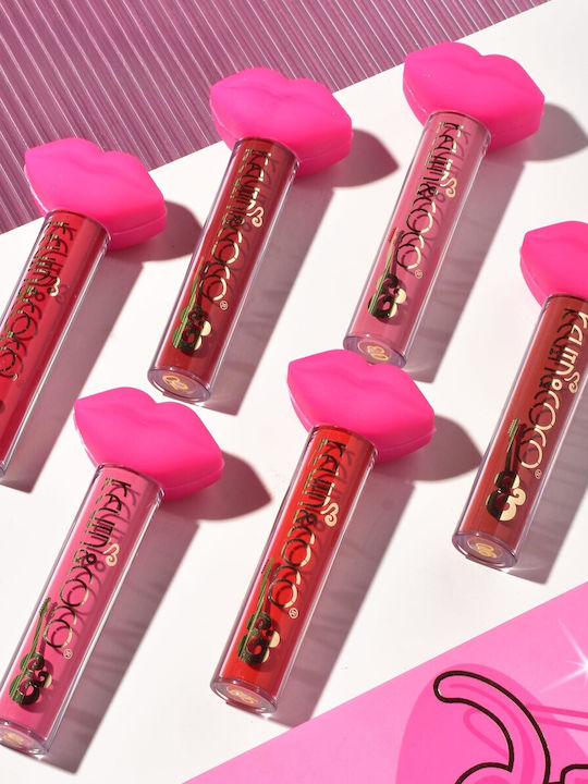 Комплект За Грим Lip Set Kevin Coco Punk Rock 6 Гланца За Устни 19.3 X 12 См Розово Кафяво Комплект За Грим Lip Set Kevin Coco Punk Rock 6 Гланца За Устни 19.3 X 12 См Розово Кафяво