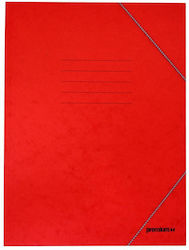 A&g File Folder Rubber Band Prespan Red Simple 25x35cm 012805 A & G