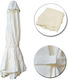 Replacement Umbrella Fabric White Diameter 2.2m