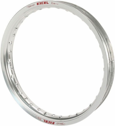 Στεφάνι Τροχού Excel Takasago 2.15x19 32 Τρύπες Ασημί Honda Crf 250 R 2019-2020 Πίσω