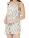 Women's Beige Dungarees