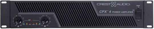 Crest Audio CPX4 Τελικός Ενισχυτής Εγκαταστάσεων 24 Καναλιών 1600W/4Ω 1005W/8Ω με 2 Ζώνες 800W/100V
