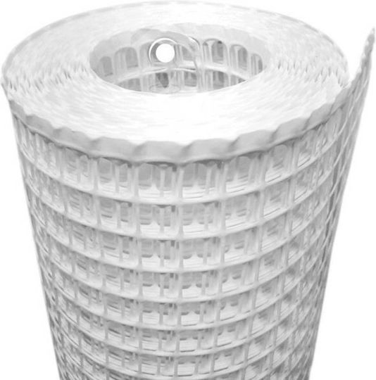 464-5 Balcony Railing Safety Net White Cut-to-Size Height 100cm