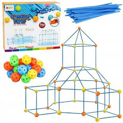 Leantoys Creative Set Construction Tubes 3d Building 340 Pcs