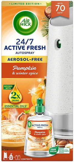 Airwick Active Fresh Weißes Ersatz Pumpkin Spice 228ml