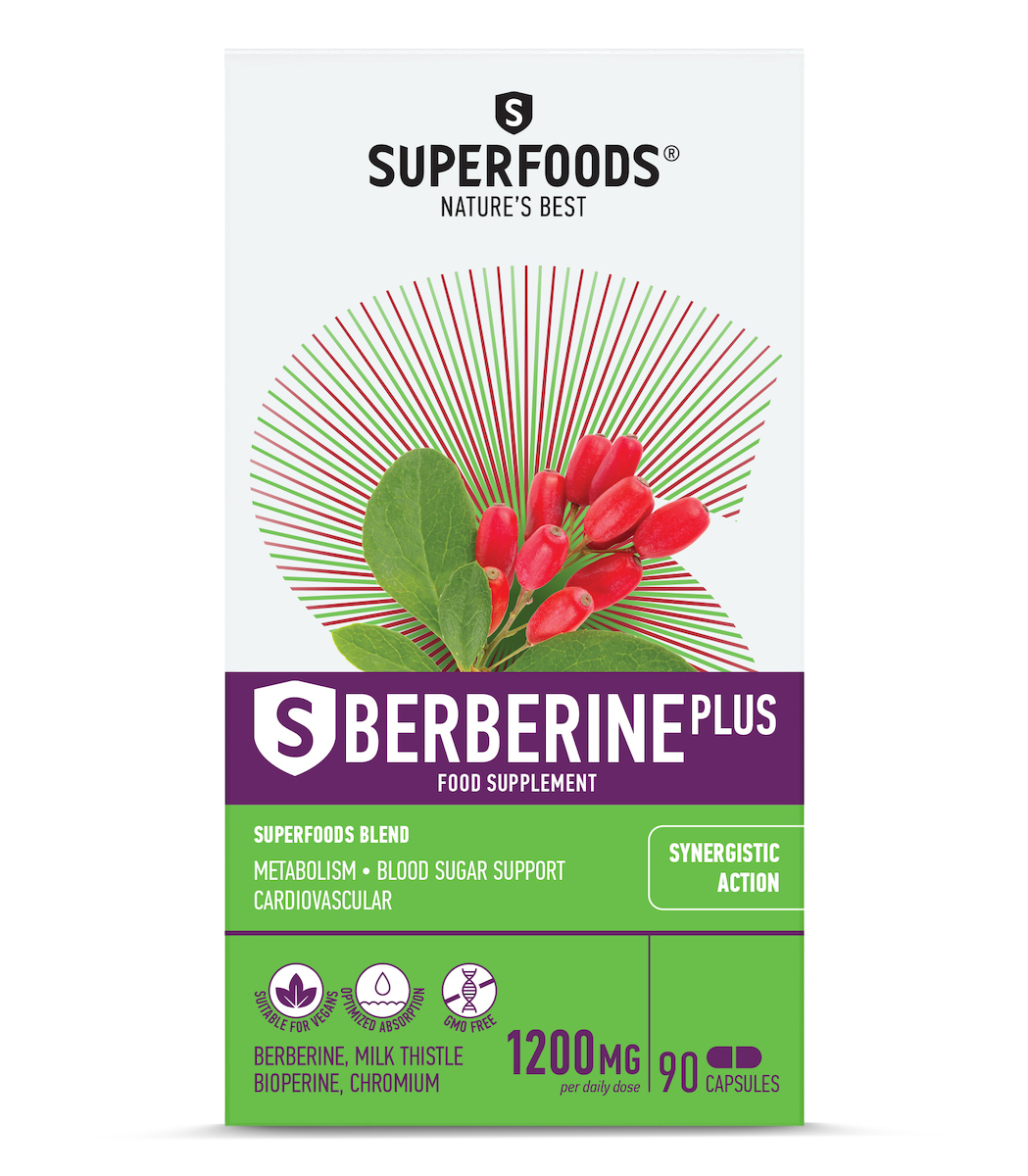 Superfoods S Berberine Plus 1200mg 90 κάψουλες