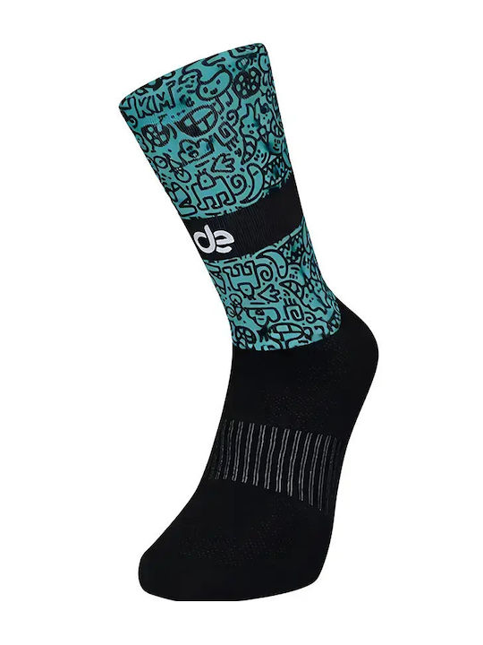 Desocks Laufende Sportsocken Schwarze 1 Paar