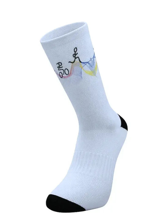 Desocks Running Чорапи Бели 1 Чифт