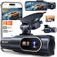 Set Cameră DVR Auto 4K cu Ecran Wi-Fi și Cameră de Marșarier