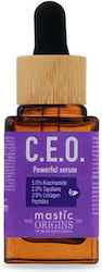 Mastic Origins C.E.O. Powerful Face & Eye Serum with Niacinamide & Peptides for Firming & Dark Spots 30ml