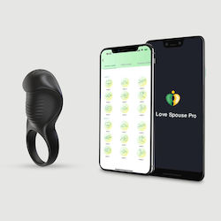 Вибриращ Пръстен За Петел Application My Hard On App Controlled Силиконов Пръстен За Петел Черен Вибриращ Пръстен За Петел Application My Hard On App Controlled Силиконов Пръстен За Петел Черен