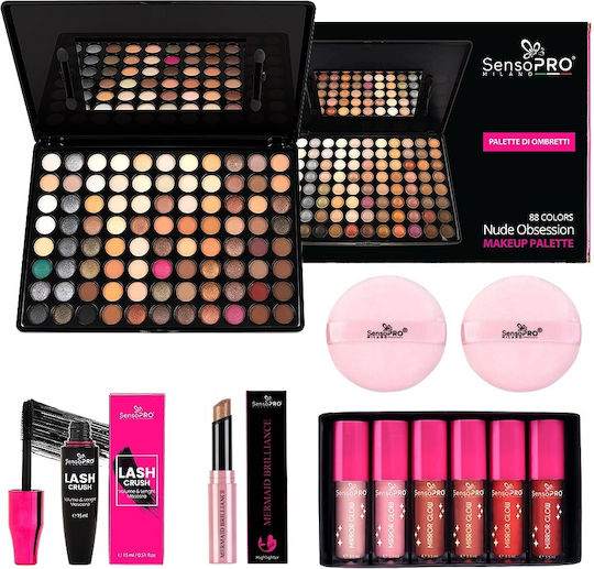 Sweet Nudes Makeup Set Sensopro Milano + Gifts