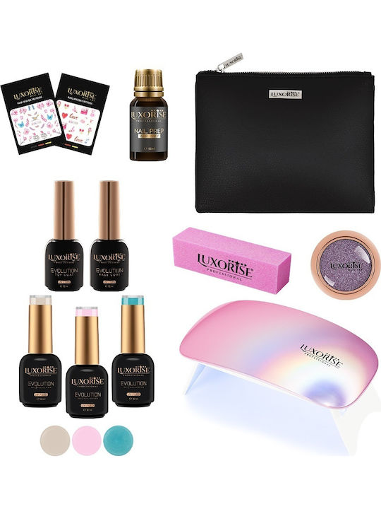 10ml Semi-permanent Nail Polish Kit Uv Lamp Style Edition + Gifts