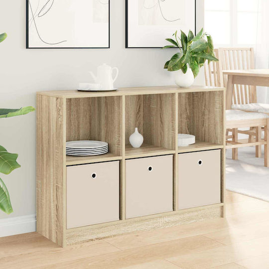 Bücherregal Eiche Sonoma 102x32x73,5cm