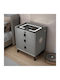Metal Bedside Table 50x40x59cm