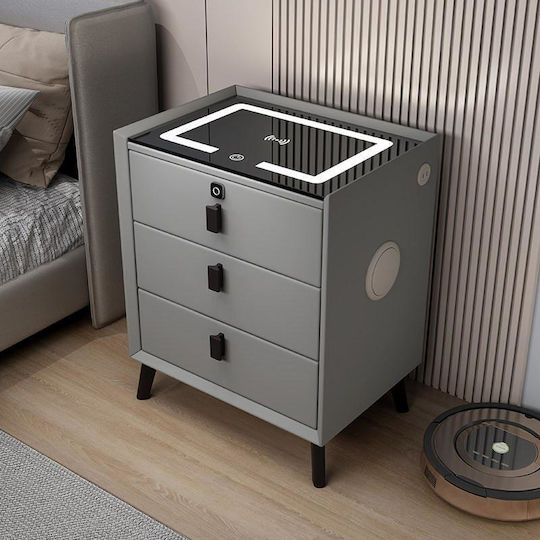 Metal Bedside Table 50x40x59cm