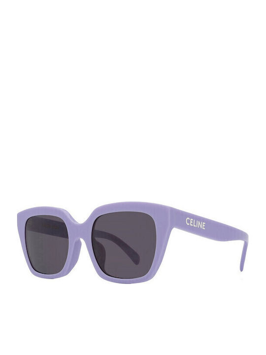 Celine Women's Sunglasses with Purple Frame and Gray Lens CL40198F-78A