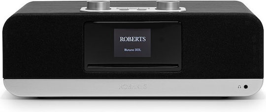 Roberts BLUTUNE300LBKE Tabletop Radio DAB+ with Bluetooth Black